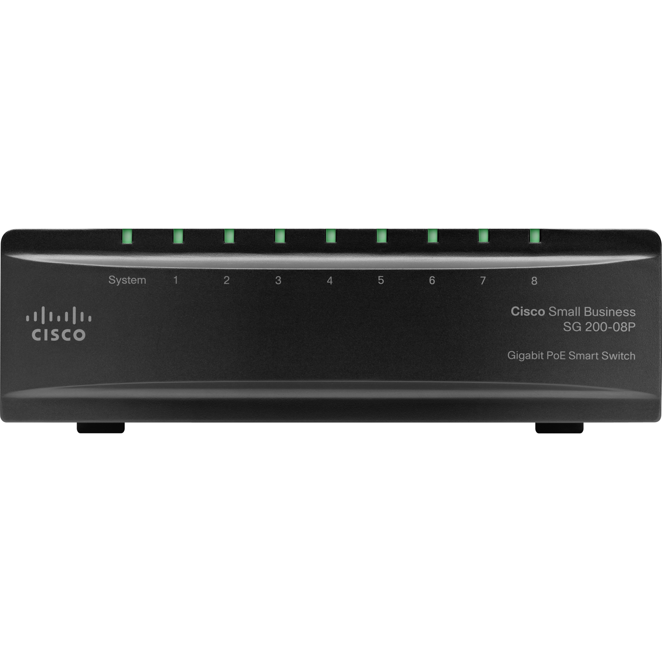 Cisco SG200-08P Gigabit PoE Smart Switch - Picture 1 of 1