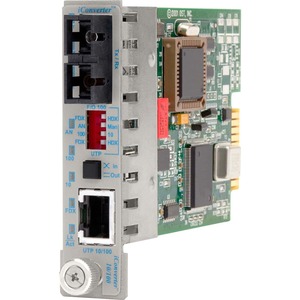 iConverter+10%2f100+Ethernet+Fiber+Media+Converter+RJ45+SC+Multimode+5km+Module+83820