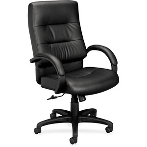 Basyx VL690 Series Exec. Leather High-Back Chair