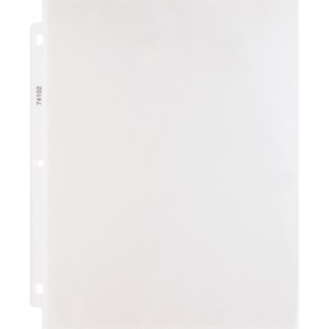 Sparco Hvy-duty 3-Hole Top-loading Sheet Protector