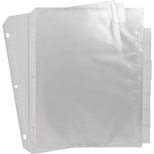 Sparco Top Loading Sheet Protectors with Index Tab