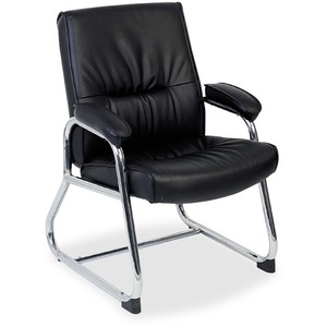 Lorell Bridgemill Executive Leather Guest Chair