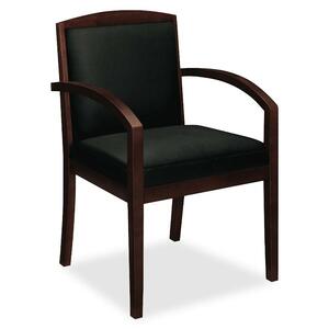 Basyx VL850 Leather Tall Back Guest Chairs