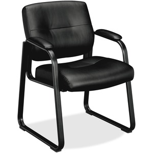 Basyx VL690 Series Leather Guest Chair
