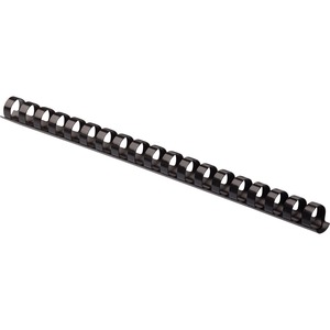 Fellowes Plastic Combs - Round Back, 1/2", 90 sheets, Black, 100 pk