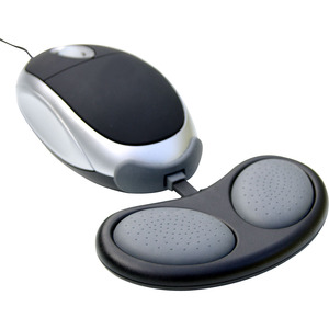 Mousebean+Ergonomic+Non+Toxic+Washable+Black+and+Gray+Mouse+Handrest+HM68947