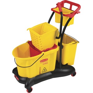 Rubbermaid WaveBreak Side Press Mopping Trolley