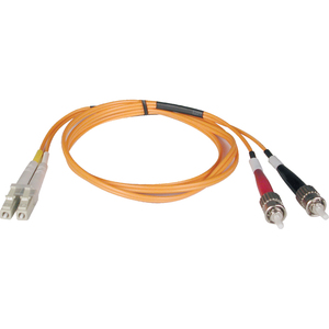 Tripp+Lite+3M+Duplex+Multimode+50%2f125+Fiber+Patch+Cable+(LC%2fST)