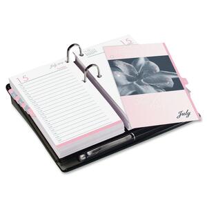 Day-Timer Pink Ribbon Desk Calendar Refills