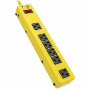 TLM626NS Safety Power Strip, 6 Outlets, 6 ft Cord  MPN:TLM626NS