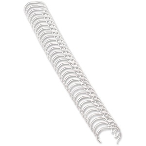 Fellowes Wire Binding Combs, 3/8", 80 Sheets, White MPN: FEL52542