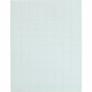 Tops 10x10 Grid White Cross Section Pad