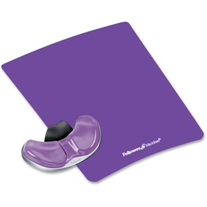Gel Gliding Palm Support w/Mouse Pad, Purple  MPN:9183401