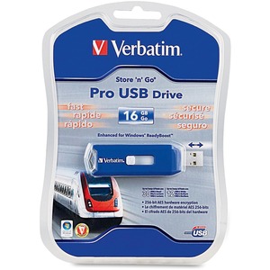 16GB Store 'n' Go PRO USB Flash Drive with Encryption