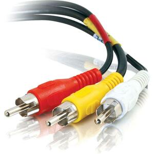 C2G 6ft Value Series Composite Video + Stereo Audio Cable - Black