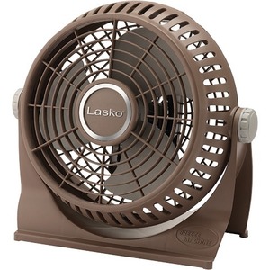 Lasko 505 10" Breeze Machine Fan with Adjustable Tilt Head, Brown