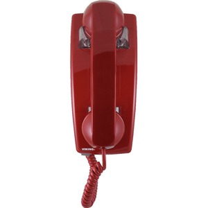 Viking Electronics Hot-Line Wall Phone Red Color Viking+Electronics+Hot-Line+Wall+Phone+Red+Color