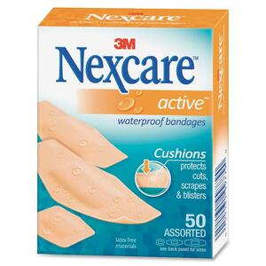 3M Nexcare Extra Cushion Active Bandages