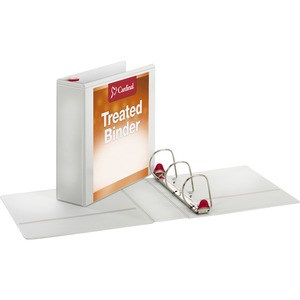Cardinal Antimicrobial ClearVue Binder with Locking Slant-D Shape Rings