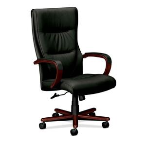 Basyx VL844 Executive Wood High-Back Chairs