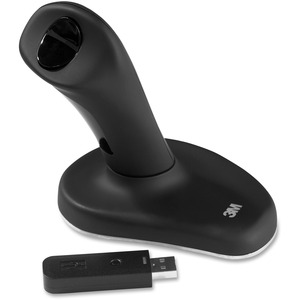 Ergonomic Wireless Optical Mouse, Three-Button, Small, Black  MPN:EM550GPS