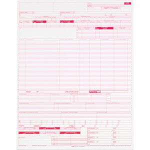 Tops 1-part UB-04 Laser-cut Forms