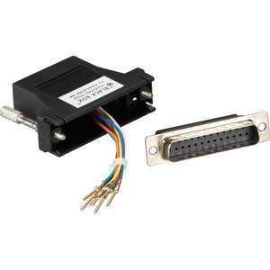 Black Box Modular Adapter Kit DB15M to RJ45F with Thumbscrews Black Black+Box+Modular+Adapter+Kit+DB15M+to+RJ45F+with+Thumbscrews+Black