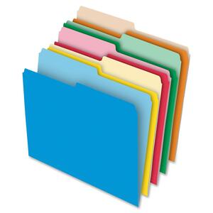 Esselte Reversible File Folders with Stretch Tab
