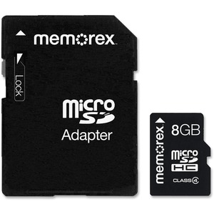 Memorex 8GB TravelCard 98457 Secure Digital High Capacity (SDHC) Card - Class 6