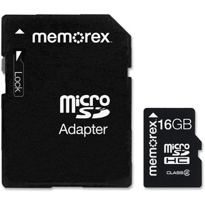 Memorex 16GB TravelCard 98456 Secure Digital High Capacity (SDHC) Card