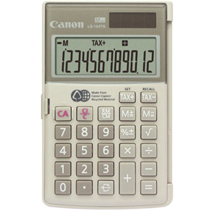 LS154TG Handheld Calculator, 12-Digit LCD  MPN:1075B004