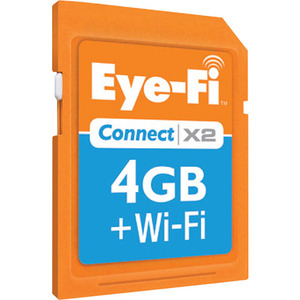 Eye-Fi EYE-FI-4CN Eye-Fi Connect X2 Wireless 4GB SDHC Flash Storage