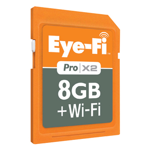Eye-Fi EYE-FI-8PC Eye-Fi Pro X2 Wireless 8GB SDHC Flash Storage
