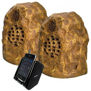 Cables Unlimited SPK-ROCK-DUO3 SPEAKERS, SANDSTONE WIRELESS ROCK Audio Electronics