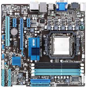 Asus M4A88T-M Desktop Motherboard - AMD 880G Chipset - Socket AM