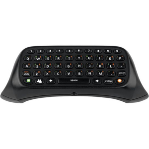 Xbox 360 Black Chatpad Wired Keyboard