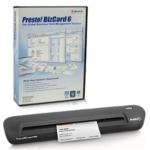 Ambir TravelScan Pro PS600-ME Card Scanner
