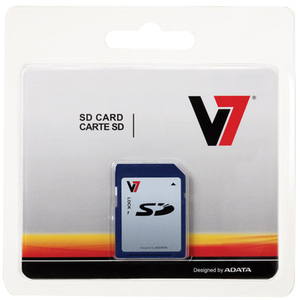 V7 VASDH4GCL6R-1N 4 GB Secure Digital High Capacity (SDHC) - 1 Card - Retail