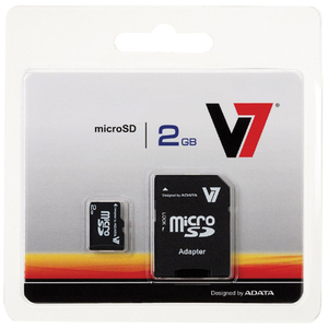 V7 2GB MicroSD with Adapter