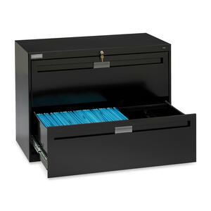 TNNLPL4224L21BK - Tennsco LPL4224L21 Lateral File Cabinet with Retractable Doors
