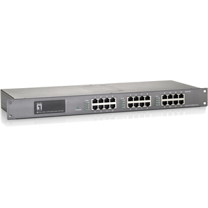 LevelOne POH-1260 12-Port High Power PoE 10/100 19 Rack Mountabl