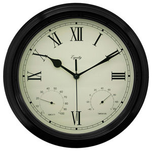 La Crosse Technologies 27904 ELC - 12" Metal Outdoor Clock