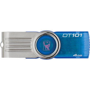 Kingston DataTraveler 101 G2 DT101G2/4GBZ 4 GB USB 2.0 Flash Drive - Cyan