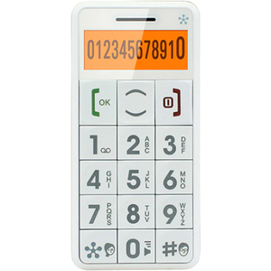 Just5 J509WHITE - Cell Phone - White