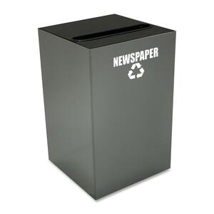WIT24GC02SL - Witt GeoCubes Recycling Container with Slot Opening