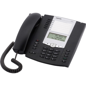 Aastra 6753i IP Phone - Cable - Wall Mountable - Charcoal