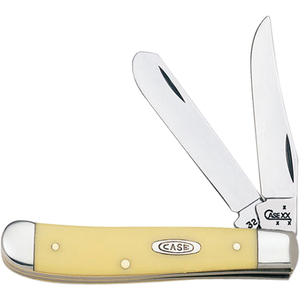 W.R. Case & Sons Cutlery KNIFE, CV YELLOW MINI TRAPPER