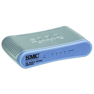 SMC EZ Switch 5-port 10/100 Fast Ethernet Desktop Switch
