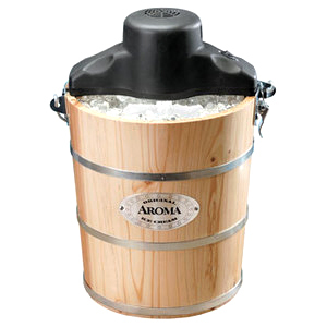Aroma AIC-204EM - 4 Quart Traditional Ice Cream Maker