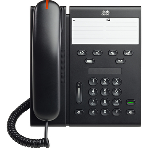Cisco 6911 IP Phone - Cable - Desktop, Wall Mountable - Charcoal